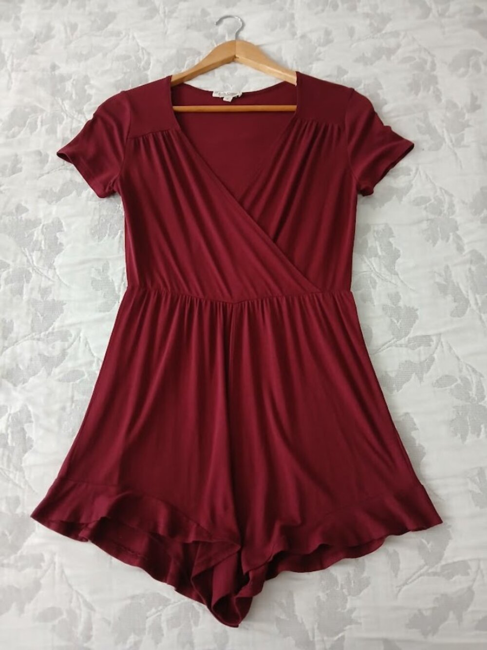 Super Cute - Red Wine Romper by Rolla Coster LA - S
